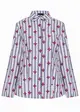 Camisa Acinturada Fio Estampado
