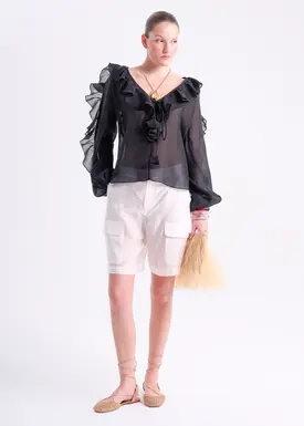 Blusa Babados