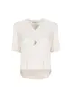 Blusa com Colar de Metal